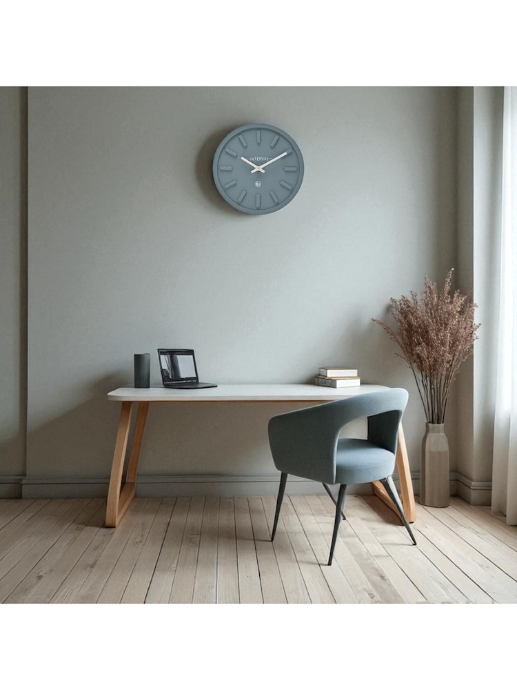 Widdop Teal Minimalist Wall Clock - Image 1 of 6