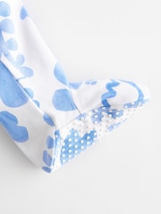 Blue Baby Footed 100% Cotton Sleepsuits 5 Pack (0mths-2yrs) - Image 9 of 14