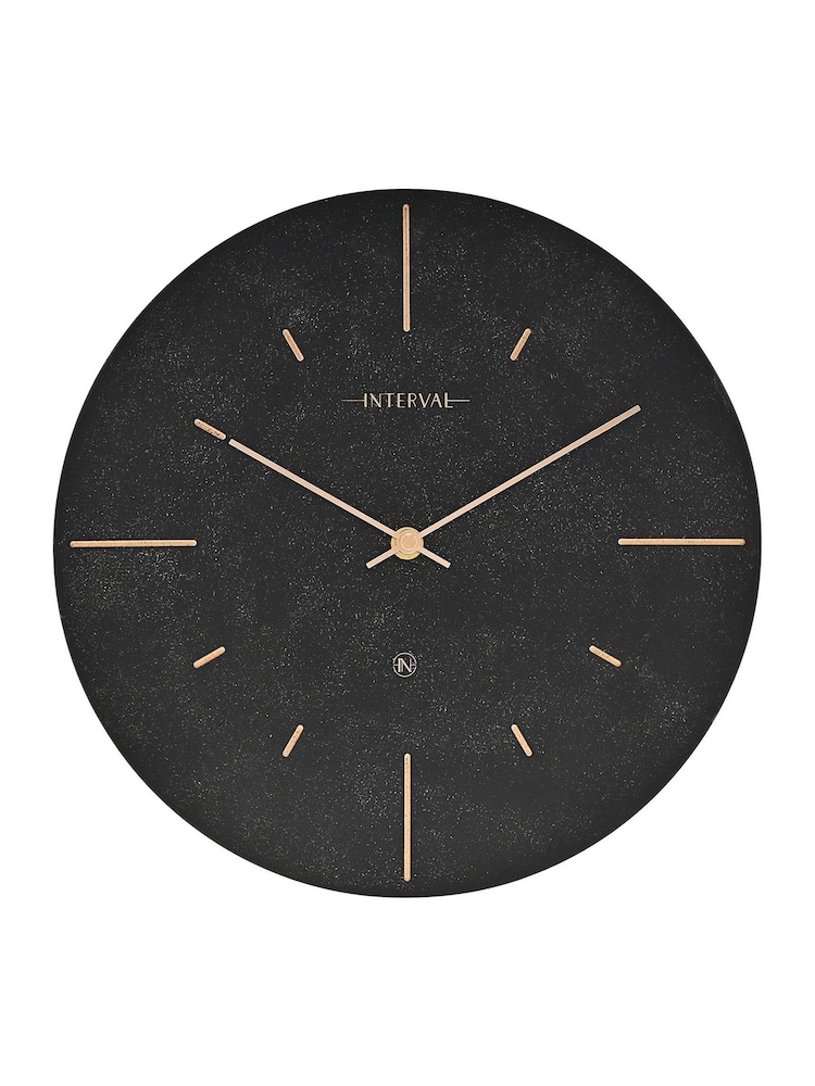 Widdop Black Resin Wall Clock - Image 2 of 4