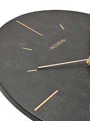 Widdop Black Resin Wall Clock - Image 3 of 4