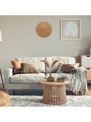 Widdop Brown Wooden Wall Clock - Image 1 of 7