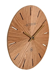 Widdop Brown Wooden Wall Clock - Image 3 of 7