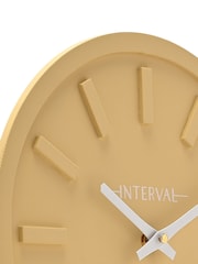 Widdop Yellow Minimalist Wall Clock - Image 4 of 6