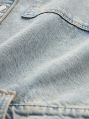 Blue Tinted Patch Pocket Denim Jacket - Image 6 of 6