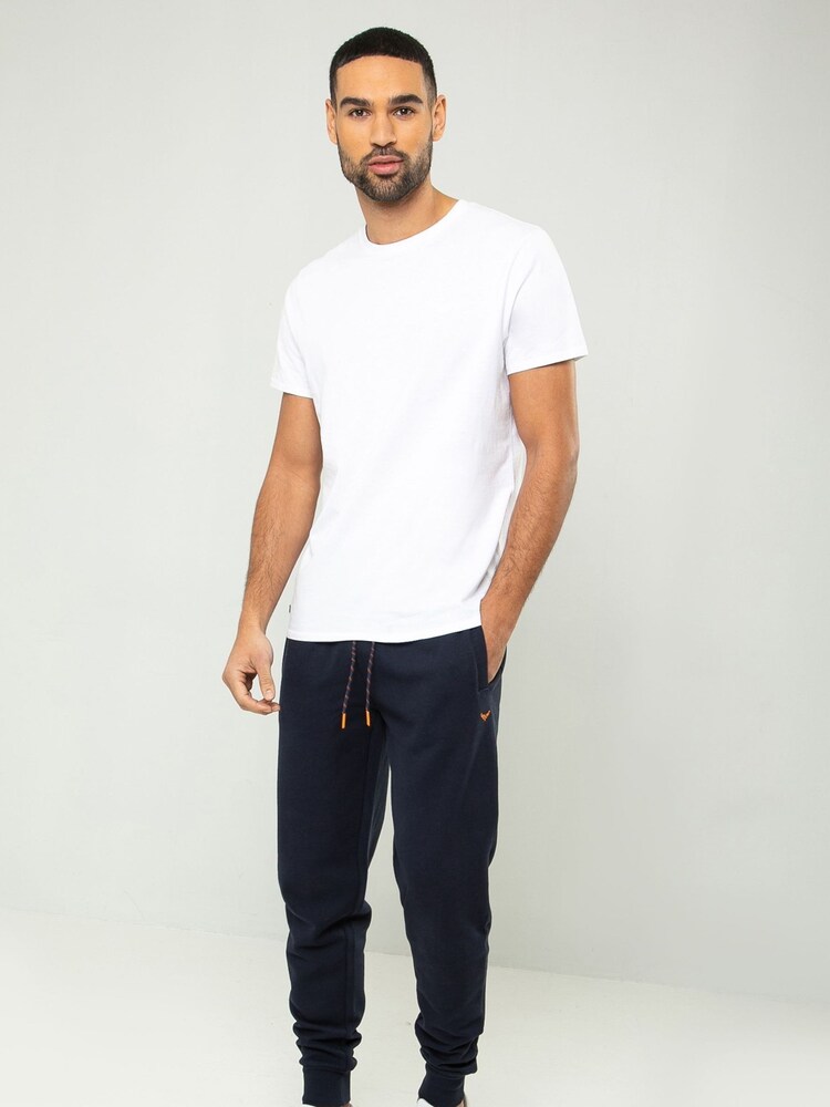 Pantaloni de sport basic din bumbac Threadbare Blend - Imaginea 2 din 5