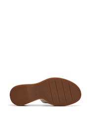 Clarks White Leather Manon Glide Sandals - Image 7 of 7