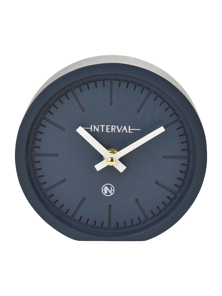Widdop Navy Blue Minimalist Desk Clock - Image 2 of 4