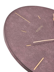 Widdop Amethyst Resin Wall Clock - Image 3 of 4