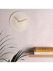 Widdop White Porcelain Wall Clock - Image 1 of 5