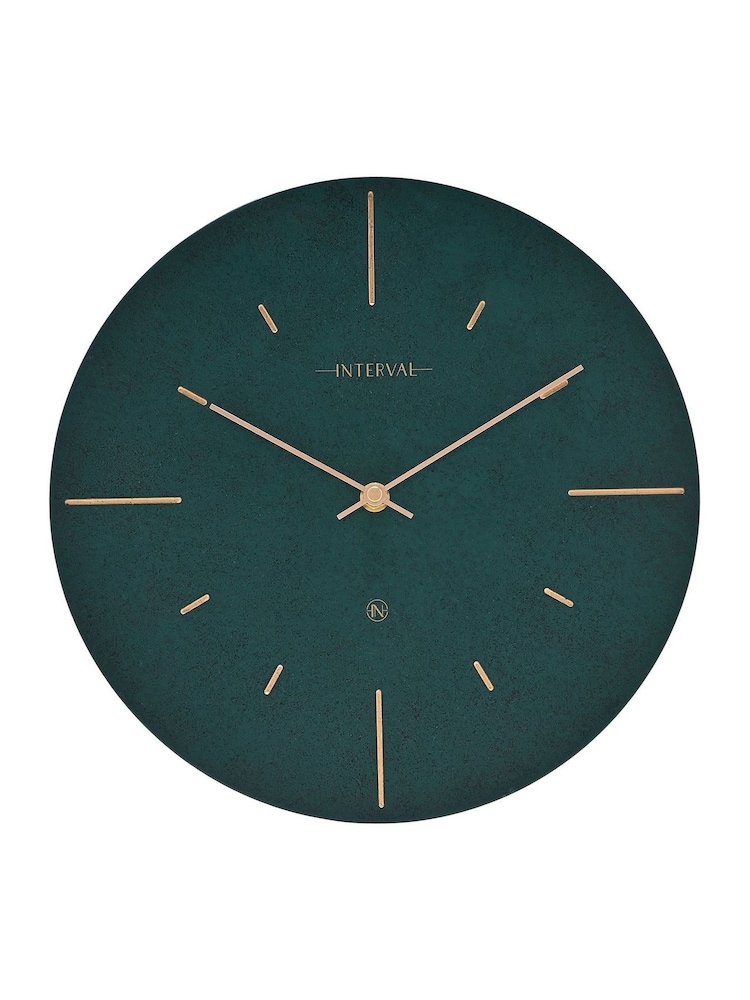 Widdop Emerald Resin Wall Clock - Image 2 of 4