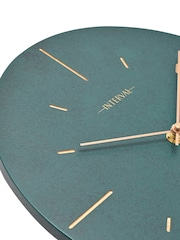 Widdop Emerald Resin Wall Clock - Image 3 of 4
