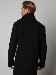 Threadbare Luxe jas met trechterkraag en opstaande kraag - Afbeelding 2 van 6