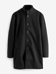 Threadbare Luxe jas met trechterkraag en opstaande kraag - Afbeelding 6 van 6