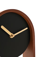 Widdop Black Pendulum Wooden Desk Clock - Image 4 of 6