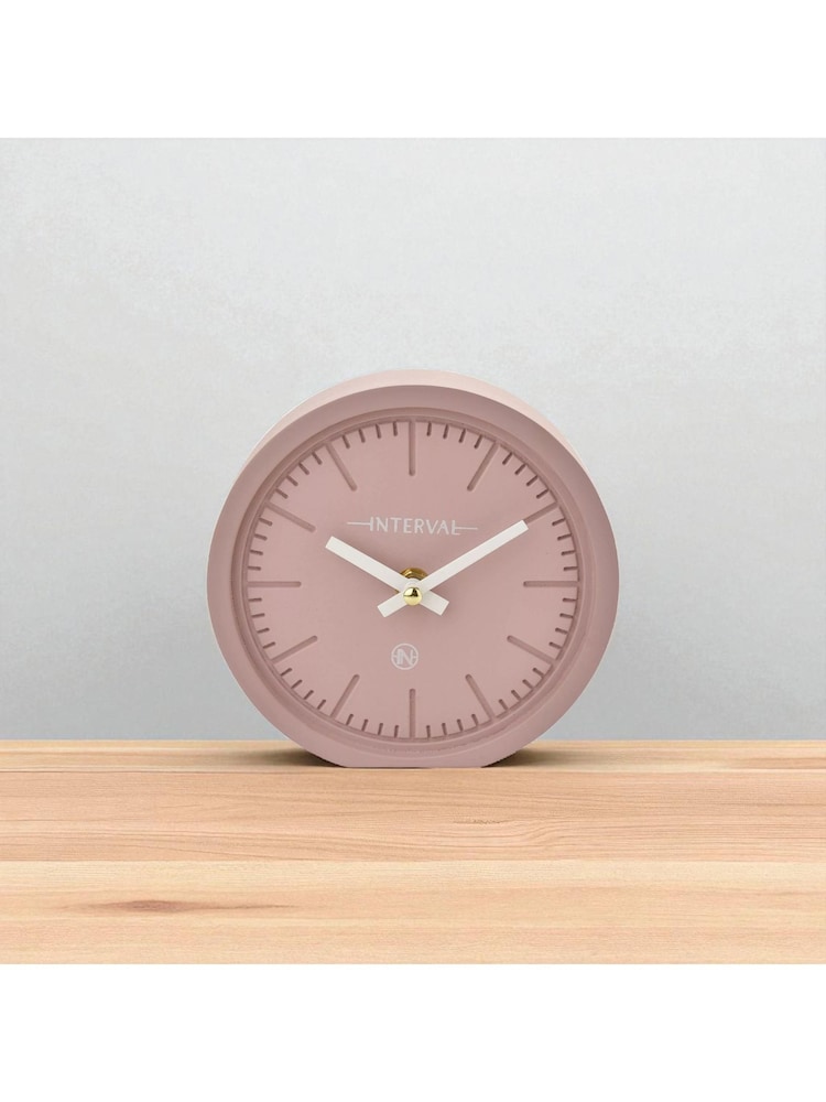 Widdop Pink Minimalist Desk Clock - Image 1 of 4