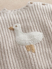 Mamas & Papas Off-White Duck Leggings Set 2 Piece - Image 3 of 4