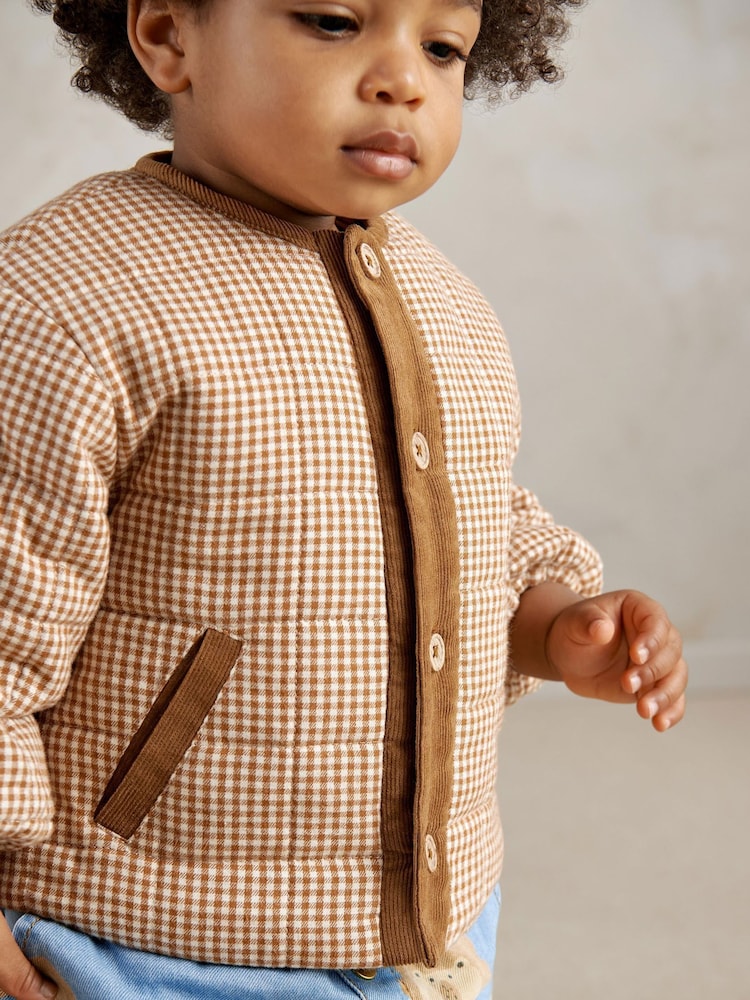 Mamas & Papas Check Jacket - Изображение 2 6