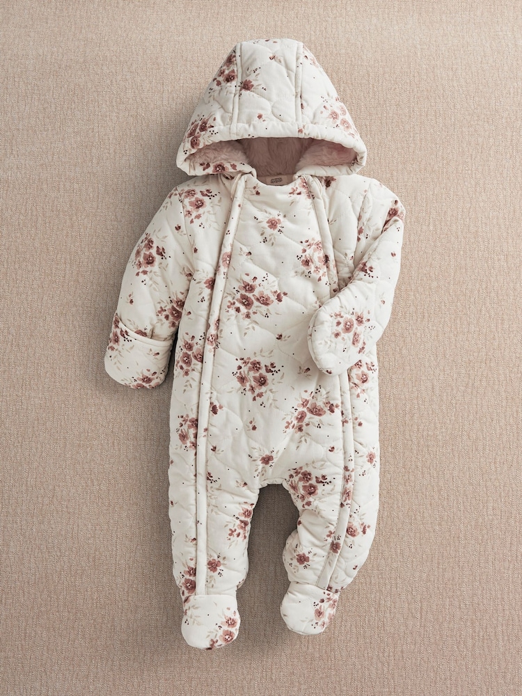 Mamas & Papas Ditsy Print Pramsuit - Slika 1 od 3 Mamas & Papas Ditsy Print Pramsuit - Slika 1 od 3