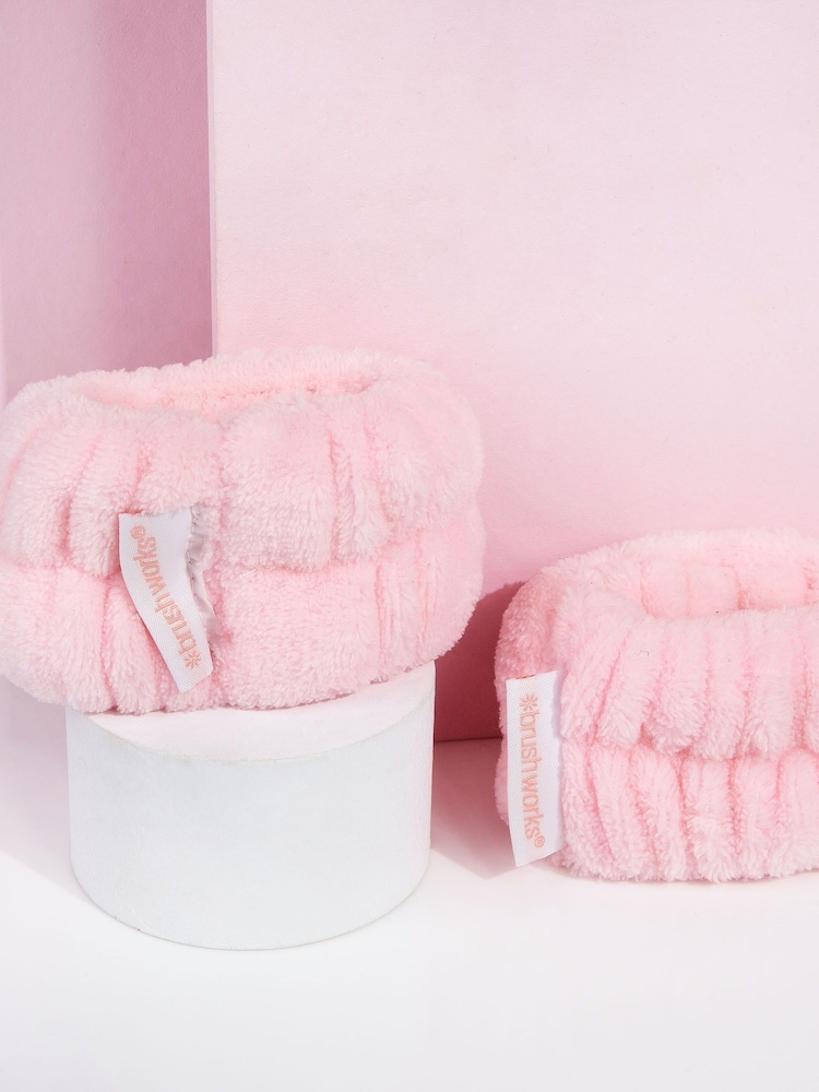 Brush Works Spa Headband Wrist Wash Band Set (Worth £12) - Image 5 of 5
