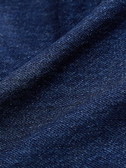 Dark Blue Longline 100% Cotton Denim Shorts - Image 6 of 6