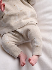 Mamas & Papas Duck Knitted Top & Leggings Set - Imaginea 3 din 8