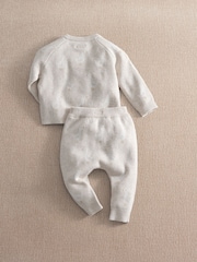 Mamas & Papas Duck Knitted Top & Leggings Set - Imaginea 5 din 8