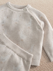 Mamas & Papas Duck Knitted Top & Leggings Set - Imaginea 6 din 8