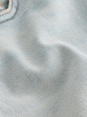 Pink Tint Super Soft Raw Hem Denim Shorts - Image 6 of 6