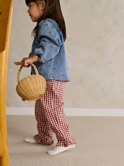 Mamas & Papas Blue Berry Embroidered Denim Jacket - Image 3 of 10