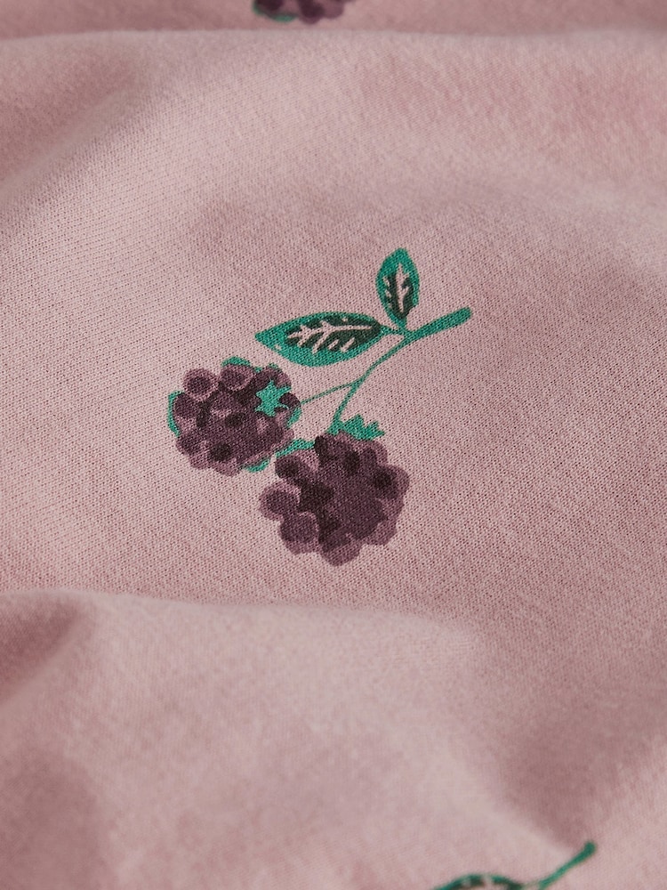 Mamas & Papas Pink Bramble Print Sweatshirt - Image 3 of 3 Mamas & Papas Pink Bramble Print Sweatshirt - Image 3 of 3