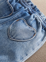 Mamas & Papas Blue Heart Jeans - Image 2 of 3