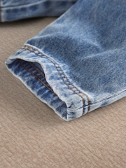 Mamas & Papas Blue Heart Jeans - Image 3 of 3