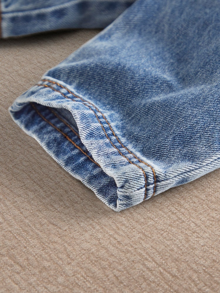 Mamas & Papas Blue Heart Jeans - Image 3 of 3 Mamas & Papas Blue Heart Jeans - Image 3 of 3