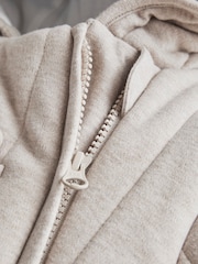 Mamas & Papas Brown Jersey Pramsuit - Image 4 of 4