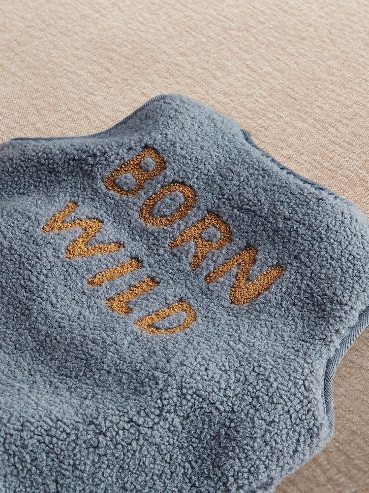 Mamas & Papas Blue Born Wild Gilet - Image 3 of 3 Mamas & Papas Blue Born Wild Gilet - Image 3 of 3
