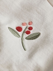 Mamas & Papas Cream Berry Sweatshirt - Image 6 of 6