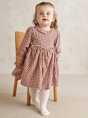 Mamas & Papas Red Gingham Dress - Image 1 of 9