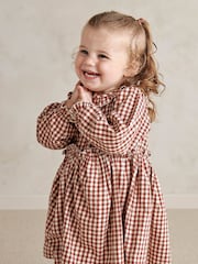 Mamas & Papas Red Gingham Dress - Image 3 of 9