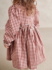 Mamas & Papas Red Gingham Dress - Image 5 of 9
