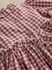Mamas & Papas Red Gingham Dress - Image 8 of 9