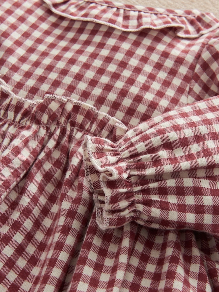 Mamas & Papas Red Gingham Dress - Image 9 of 9 Mamas & Papas Red Gingham Dress - Image 9 of 9