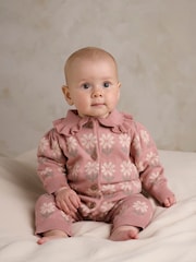 Mamas & Papas Fleuri Knitted Barboteuse - Image 1 de 7
