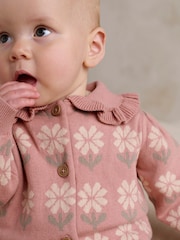 Mamas & Papas Fleuri Knitted Barboteuse - Image 3 de 7