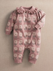Mamas & Papas Fleuri Knitted Barboteuse - Image 5 de 7