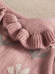 Mamas & Papas Fleuri Knitted Barboteuse - Image 7 de 7
