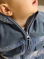 Mamas & Papas Blue Gingham Pramsuit - Image 2 of 8