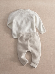 Mamas & Papas Grey Hello World Knit Set 2 Piece - Image 5 of 7