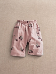 Mamas & Papas Pink Bramble Print Joggers - Image 1 of 3