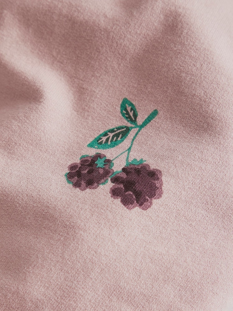 Mamas & Papas Pink Bramble Print Joggers - Image 2 of 3