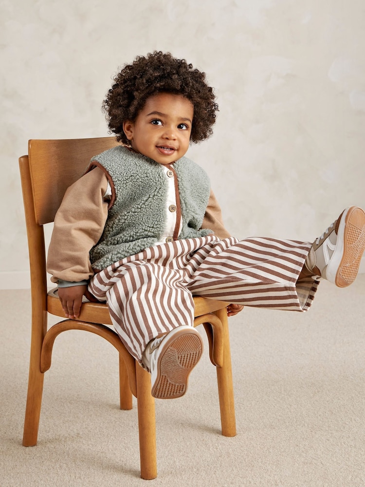 Mamas & Papas Blue Borg Gilet - Image 1 of 6 Mamas & Papas Blue Borg Gilet - Image 1 of 6